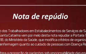 capa Nota de repudio